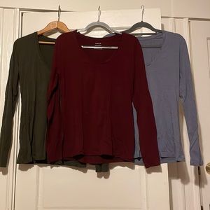 Banana Republic Timeless Tee Medium Long-sleeve